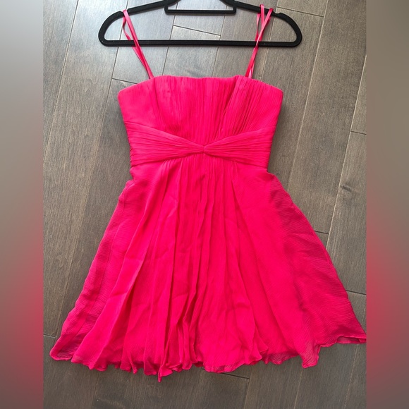 Bcbg maxazria dress raspberry red size US0 - Picture 2 of 3